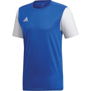 adidas Estro 19  Sportshirt - Maat 164  - Mannen - blauw/wit