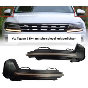 Vw Tiguan II Tdi Tsi R Line Dsg Knipperlicht Styling Dynamische Knipperlichten Spiegelel Dynamic Glas