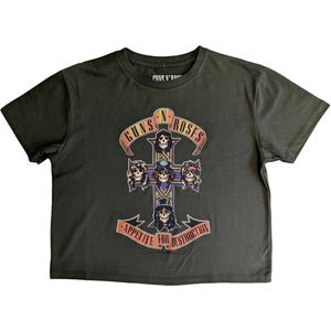 Guns N' Roses - Appetite For Destruction Crop top - L - Groen