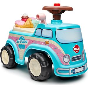 Falk Loopauto Ijscoman Loopwagen Mini Van met Accessoires 1-3 Jaar