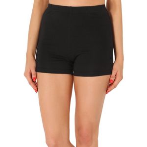 Merry Style MS-MS10-391-LE Dames Leggings - Sport - Vrijetijdsbroek - Hotpants - Shorts - Boxershorts - Kort - Viscose - Zwart - M