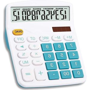 Rekenmachine op zonne-energie met 12 cijfers - Zonnepaneel calculator .
