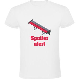Spoiler alert Heren T-shirt | autoliefhebber | car | tuner | auto | grappig | Wit