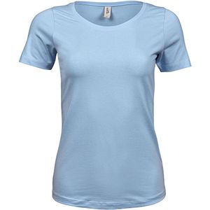 Women´s Stretch T-shirt met korte mouwen Light Blue - L