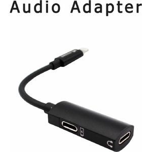 Green On GR 07 - Audio Adapter & Oplader - 2 in 1 - Lightning