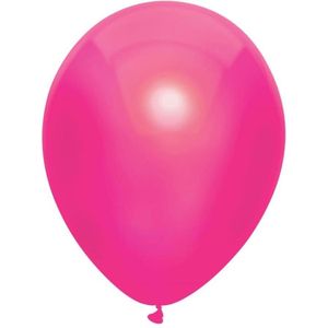 Haza Original Ballonnen Metallic Hot Pink 30 Cm 100 Stuks