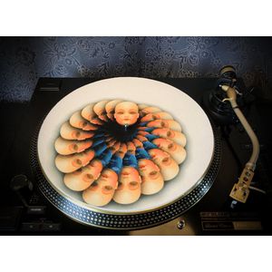 BABY GHOUL 1 Felt Zoetrope Turntable Slipmat 12"" - Premium slip mat – Platenspeler - for Vinyl LP Record Player - DJing - Audiophile - Original art Design - Psychedelic Art