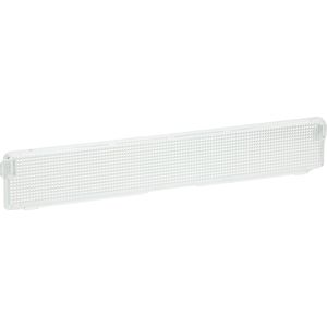 Glaasje van verlichting - 374x59mm - afdekking van verlichting afzuigkap - geschikt voor Pelgrim Atag Aeg Zanussi 366803 - 50285087008