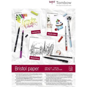 Tombow tekenpapier bristol glad 250 gram A4