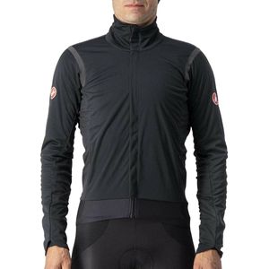 Castelli Fietsjack Lange mouwen Rain or Shine Heren Zwart - Alpha RoS 2 Jacket Light Black - M