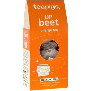 teapigs Up Beet - Energy Tea - 15 Tea Bags