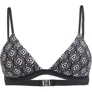 O'neill Bikinitopje Paisley Molded Triangle - Zwart Met Print - 38c