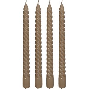 Woonexpress Dinerkaars (set 4 Stuks) Glossy - Wax - Naturel - 26 cm hoog