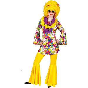 Flower Power Hippie Blouse | Vrouw | Maat 36-38
