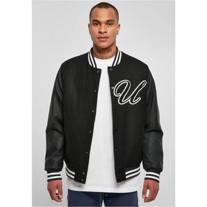 Urban Classics - Big U College jacket - S - Zwart