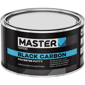 MASTER TROTON BLACK CARBON ZWARTE POLYESTER PLAMUUR 1L I MET CARBON- EN GLASVEZELS I AUTOSCHADEHERSTEL