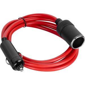 Auto sigarettenaansteker stopcontact verlengkabel 1,5 meter - 120W - 15A - 12V / 24V