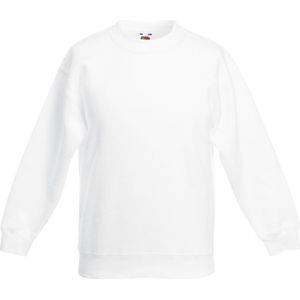 Witte katoenmix sweater voor jongens 3-4 jaar (98/104)