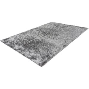 Lalee Twist - Handgemaakt - Hoogpolig - Vloerkleed – mart visser stijl - effen Tapijt – Karpet - 120x170 cm zilver
