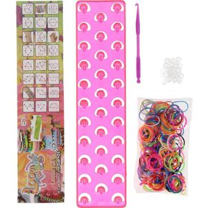 Loom Twister Trainer Pack Loombandjes 200 Stuks Roze