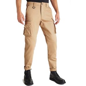 Pando Moto Desert Cargo Beige Men's Chino Cordura® Motorcycle Jeans W30/L34 - Maat - Broek