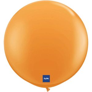 Folat - Folatex ballon XL 90 cm (per stuk) Std Oranje