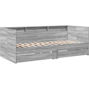 vidaXL-Slaapbank-met-lades-75x190-cm-bewerkt-hout-grijs-sonoma-eiken