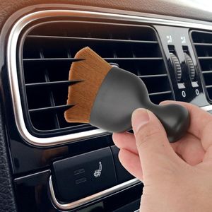 Auto interieur reiniging zachte borstel. Geen krassen, 2 pakketten auto reinigingsborstels stof met zachte borstels, dashboard Air Outlet Gap stof verwijderen borstels voor auto (stijl C)