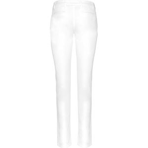 Broek Dames 40 NL (42 FR) Kariban White 98% Katoen, 2% Elasthan