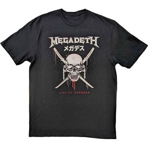 Megadeth - Crossed Swords Heren T-shirt - XL - Zwart