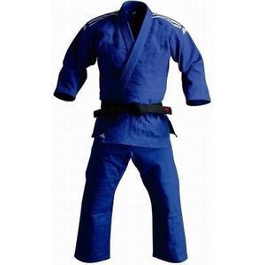 Judopak Adidas voor tieners en recreanten | J500 | Blauw (Maat: 200)