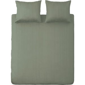 Ten Cate Hotel Dekbedovertrek - Dekbedovertrek 200 x 200 tweepersoons - Dekbedovertrekken - Dekbedovertrek 200x220 - Satijn - Groen