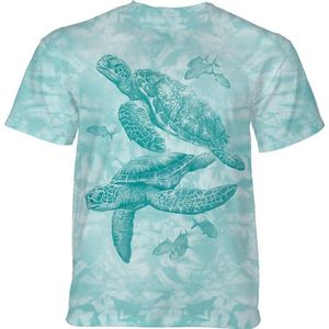 T-shirt Monotone Sea Turtles L