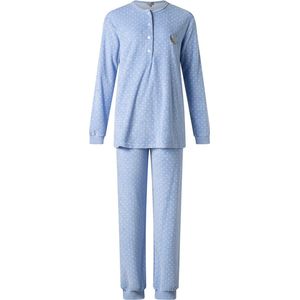 Cocodream - Badstof Dames Pyjama - Blauw - Maat M