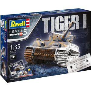 1:35 Revell 05790 75 Years Tiger I - Gift Set Plastic Modelbouwpakket