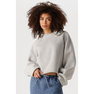 EDITED Xezal Sweater Truien & vesten Dames - Sweater - Hoodie - Vest- Grijs - Maat 36