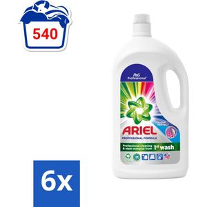 Ariel Professional - Color - Vloeibaar Wasmiddel - Gekleurde Was - 90 Wasbeurten - Voordeelverpakking - 6 stuks