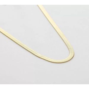 Michelle Bijoux Collier Glad (6 MM) Goud