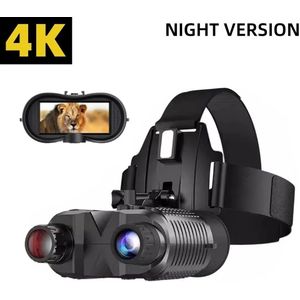 Verrekijker - Nachtkijker - Nachtkijker Met Infrarood - Waterdicht - Oplaadbaar - Night Vision Goggles - Voor Dag & Nacht - Zwart