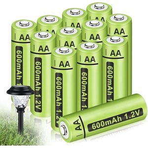 CRLYN® Oplaadbare Batterijen AA - Set van 12 - 600mAh