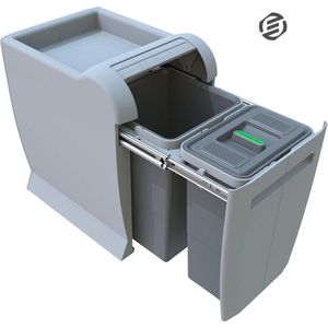 Equivera Statiegeld Containter - Afvalscheiding - Recycle Afvalbak - Lege Flessen - Nieuw Model 2024 - Statietas
