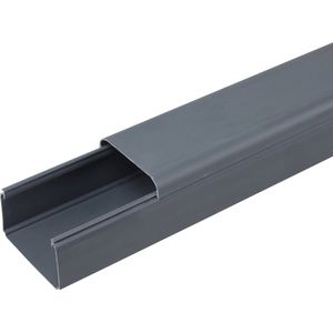 Evolar Airco leidinggoot Donker Antraciet -90 x 65 MM - Lengte 1,5 Meter