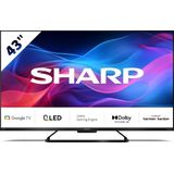 Sharp Aquos 43GR8265 - 43 inch - 144Hz 4K UHD QLED met Google TV - 2024