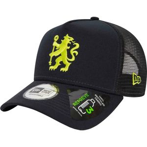 New Era League Essentials Trucker Chelsea FC Cap 60431640, Mannen, Marineblauw, Pet, maat: OSFM