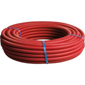 Belpex Meerlagenbuis Met Mantel Ø20,2 50 Meter Rood