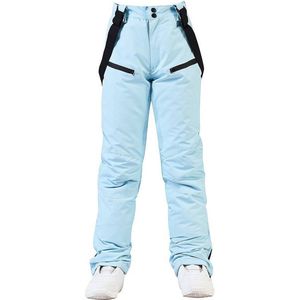 Gym Revolution - Skibroek dames - Skipak dames - Skibroek Hardshell - Licht blauw maat M