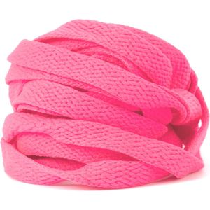 GBG Sneaker Veters 160CM - Donker Roze - Donkerroze - Dark Pink - Schoenveters - Laces - Platte Veter