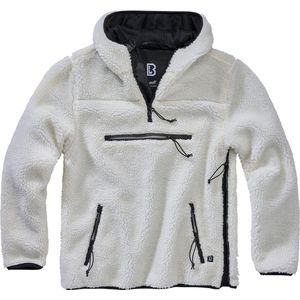 Brandit - Teddyfleece Worker Pullover Jas - S - Wit