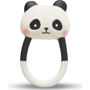 Lanco rubberen bijtring - Kori de Panda - zwart - wit