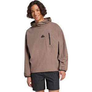 adidas Sportswear City Escape Woven Hoodie - Heren - Bruin- M